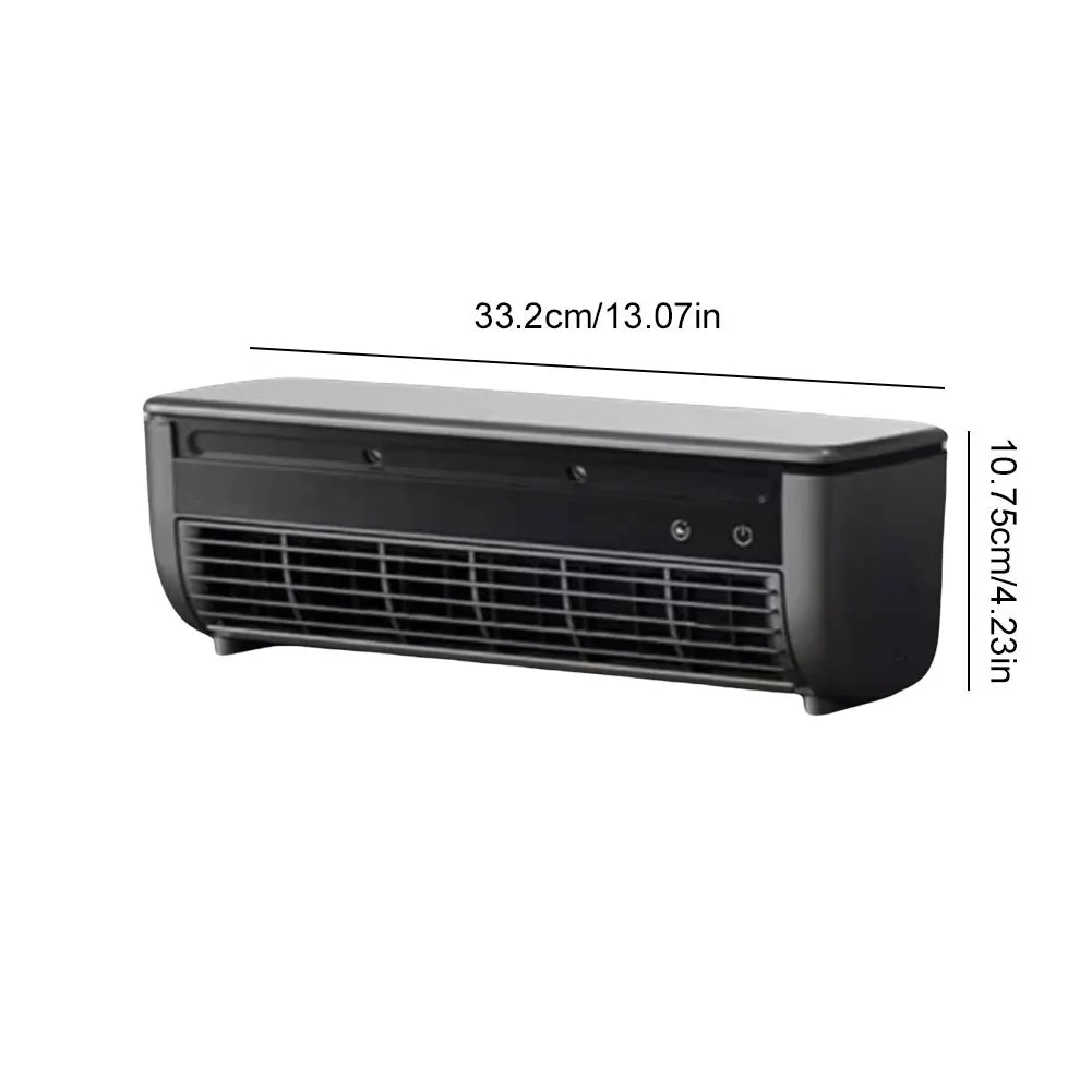 Wall-Mounted Air Cooling Fan 3 Speeds Desk Fan Rechargeable Electric Fan for Home Kitchen Bedroom Office
