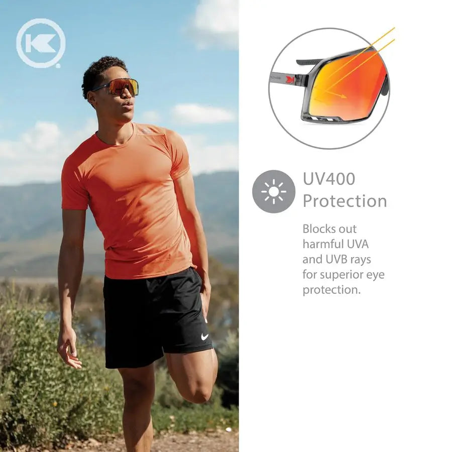 Campeones Wraparound Sunglasses for Men and Women Performance Lenses with Full UV400 Protection