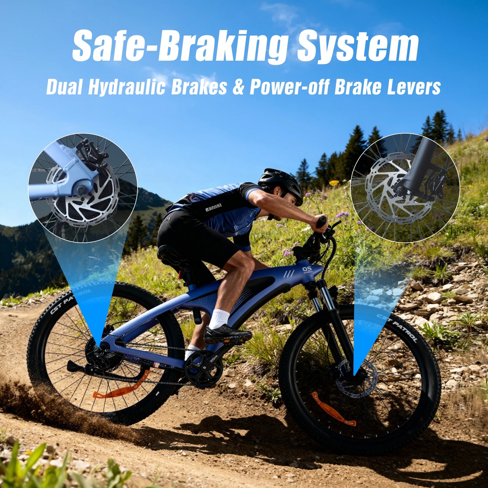 HX Q5 Ebikes 2000W Adults Electric Bike 57KM/H Electric Bicycle 27.5 Inch Removable battery Electric E Bikes Mountain Ebike