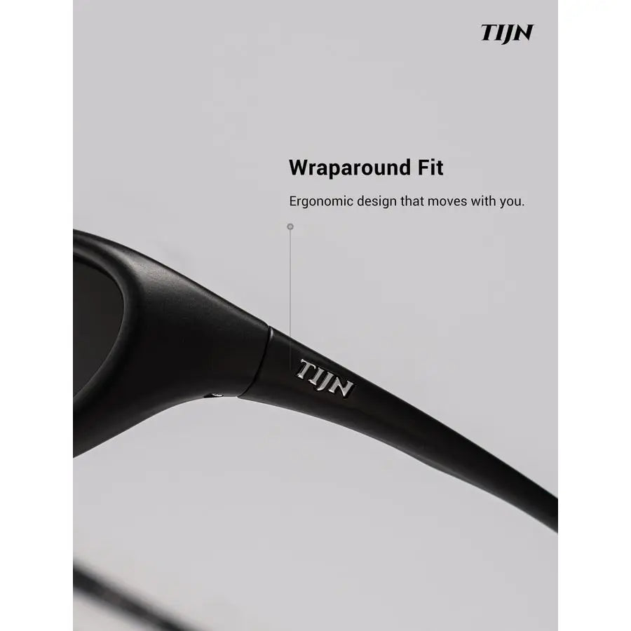 Sports Sunglasses for Men Women UV400 Wraparound Cycling Running Golf Motorcycle Glasses, Large Outdoor Shades, Vanta