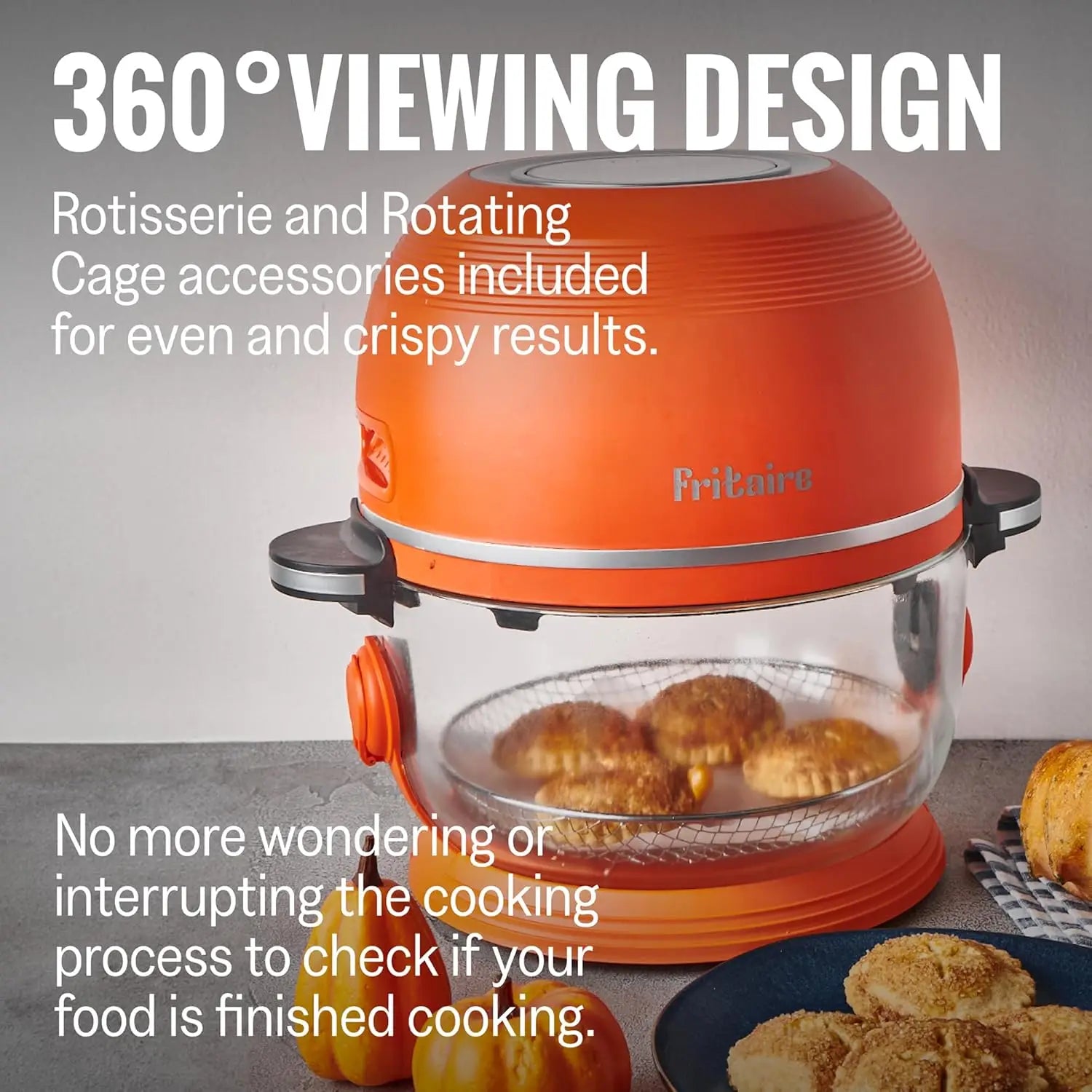 Large 5 Quart Air Fryer Halogen Infrared Convection Oven Multicooker Quick Healthy Meals Defrost Roast BBQ Oil-Free 1200W