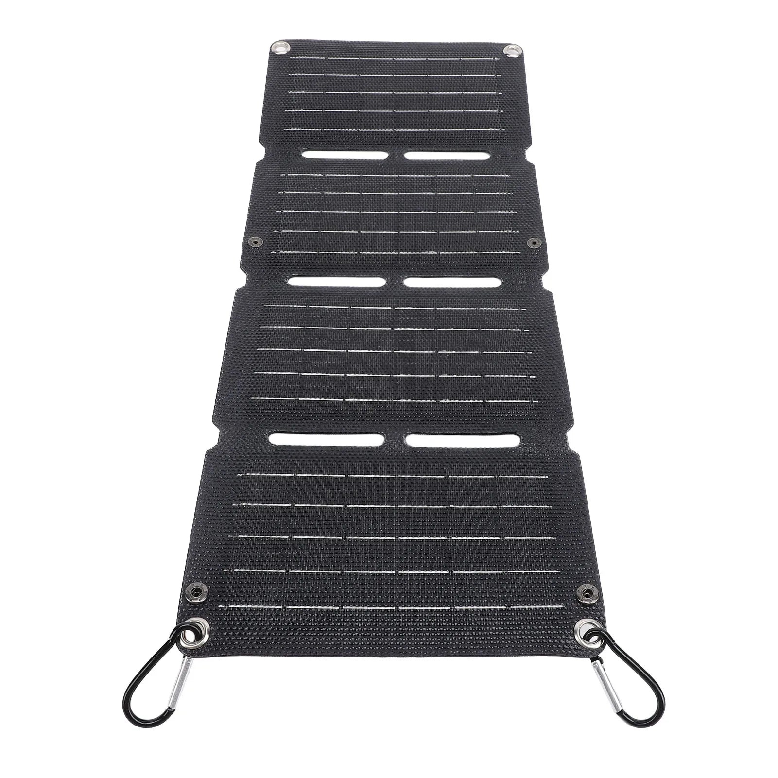 40W Foldable Solar Panel Monocrystalline with QC Fast Charge USB Ports for Outdoor Camping Travel