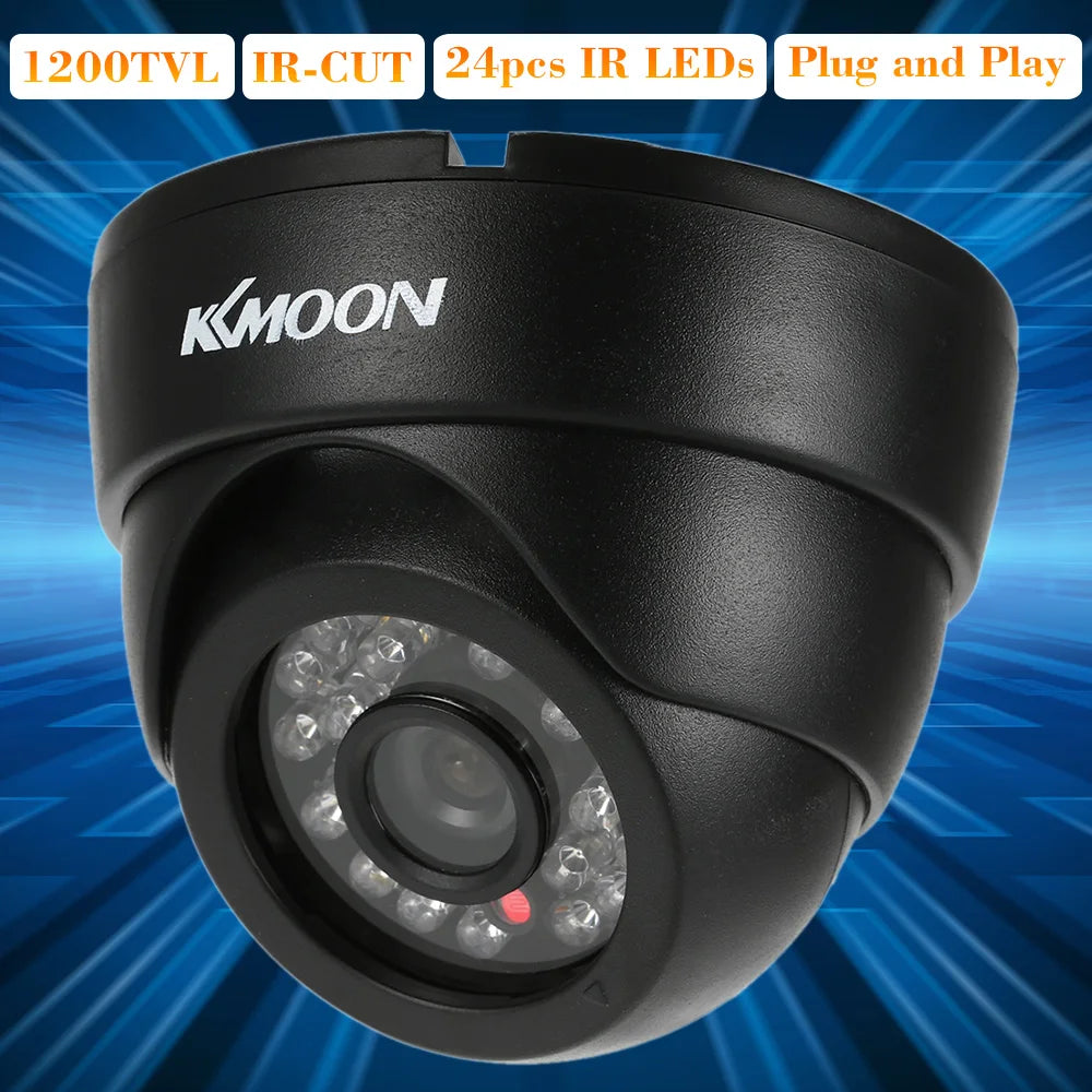 Infrared Hemisphere Analog Camera Security 1200TVL Surveillance Camera CCTV Indoor Night Vision 1/3 In CMOS IR-CUT NTSC System