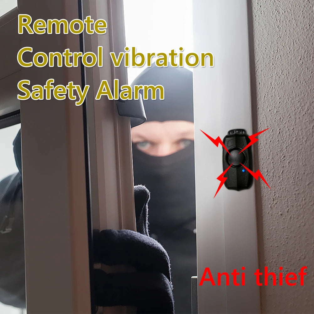 Electric Wireless Motorcycle Bike Alarm Anti-Theft Security Vibration Detector