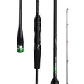 Zero Ultralight Fishing Rod Solid Tip 40 Ton Carbon Fiber Spinning Casting Rod 2 or 5Piece Extra Fast Fast Action OneP