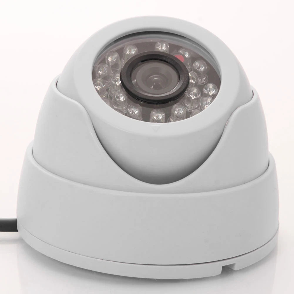 CCTV Dome Camera 24 LED Indoor IR Night Vision 1/3"CMOS COLOR 1200TVL Dome Camera 3.6mm Len Outdoor Security Surveillance Camera