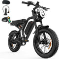 EBike for Adults - 20 x 4 Inch Fat Tire, 750W/Peak 1500W Motor, 48V15.6AH Detachable Battery, 4 Riding Modes EDirt Bike, 7 Speed