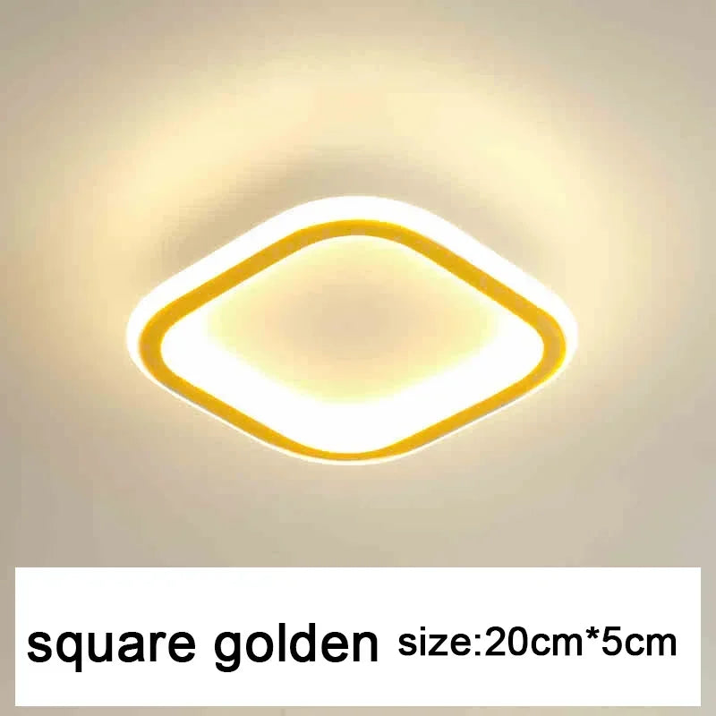 Modern LED Ceiling Light Simple Balcony rotundity Light Home Corridor Porch Channel Ceiling Light Nordic Wind Cloakroom Light