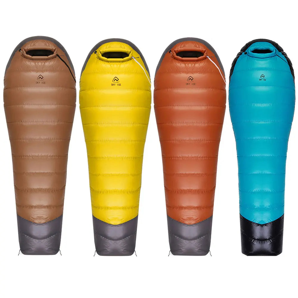 Goose Down Hiking Sleeping Bag Ultralight Thermal Sleeping Bag Waterproof for Backpacking Camping Hiking