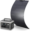 ALLPOWERS R600 Powerstation With Solarpanel 100W , LiFePO4 Battery 299Wh Camping Generator 600W Power Supply for Home Backup RV