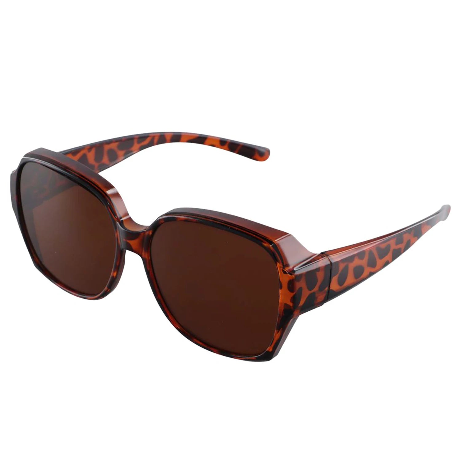 2025 New Sunglasses Myopia Glasses Cover Polarized Sunglasses Folding Fit Over Glasses Men Women UV400 Wear