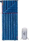 Ultralight adult backpack down sleeping bag, 650 charged 20 oz (42-52 F), 3 season hiking camping lightweight sleeping bag