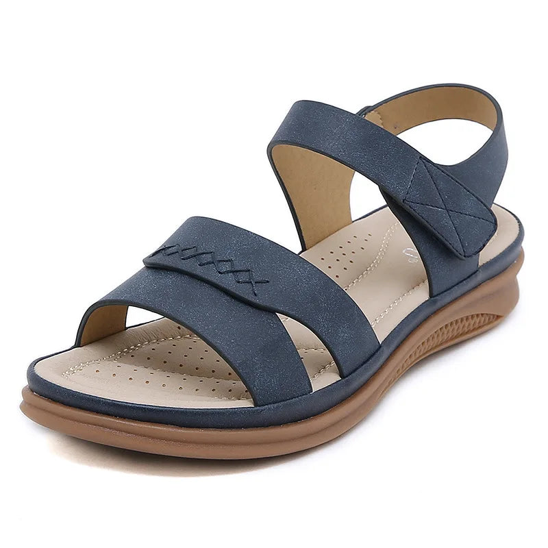 Women's Sandals Shoes Comfortable Breathable PU Outer Material Rubber Inner Material Rubber Sole