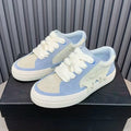 Genuine leather thick soled white shoes for women 2025 new breathable casual board shoes flat sports shoes for men