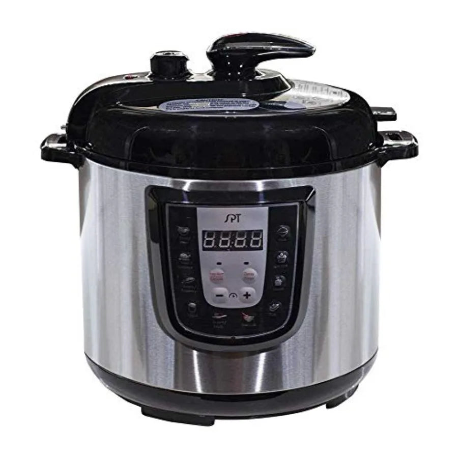 6Quart Digital Stainless Steel Electric Pressure Cooker with Advanced Safety Features for Fast and Efficient Cooking in Home Ki