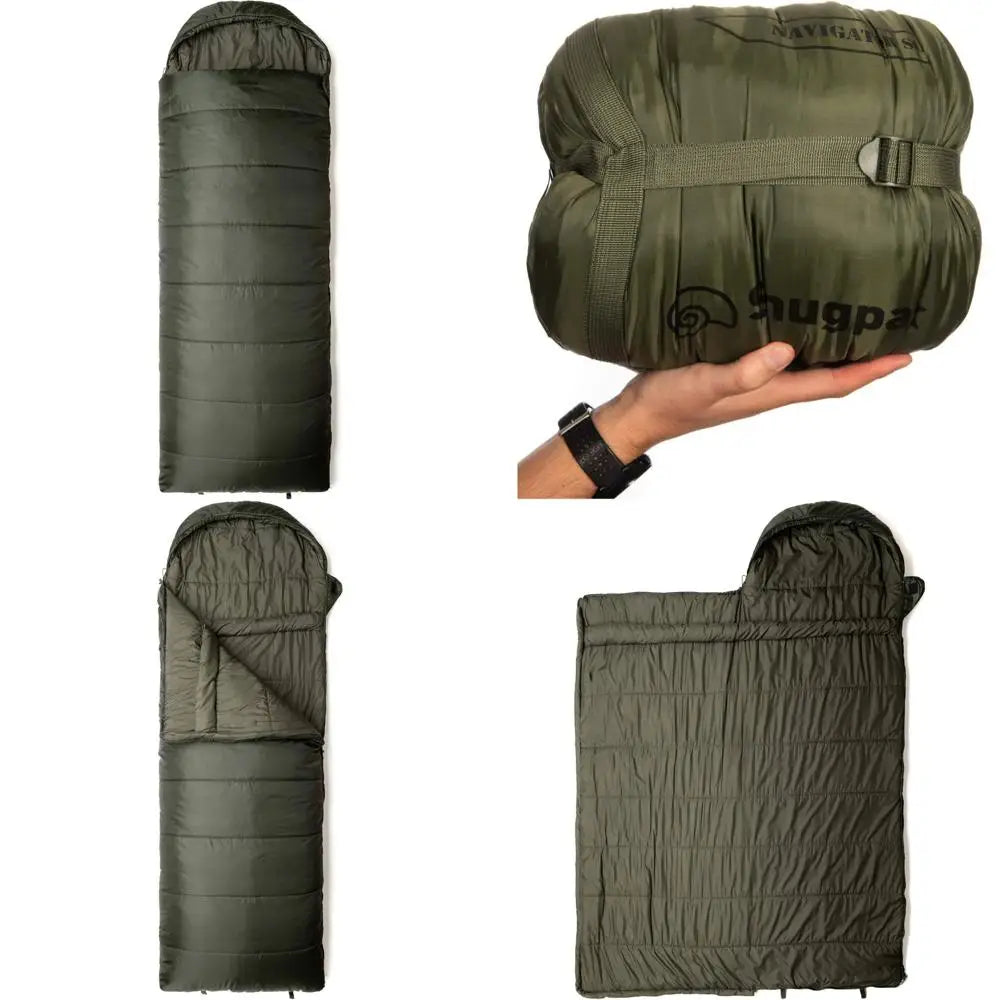 Military-Grade Navigator Sleeping Bag with Compression Sack for Outdoor Camping Adventures