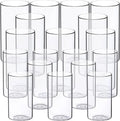 Clear Glass Cylinder Vases Set of 18, 6 Sizes, Ideal for Floating Candles, Pillar Flowers, Wedding Centerpieces, and Decorative
