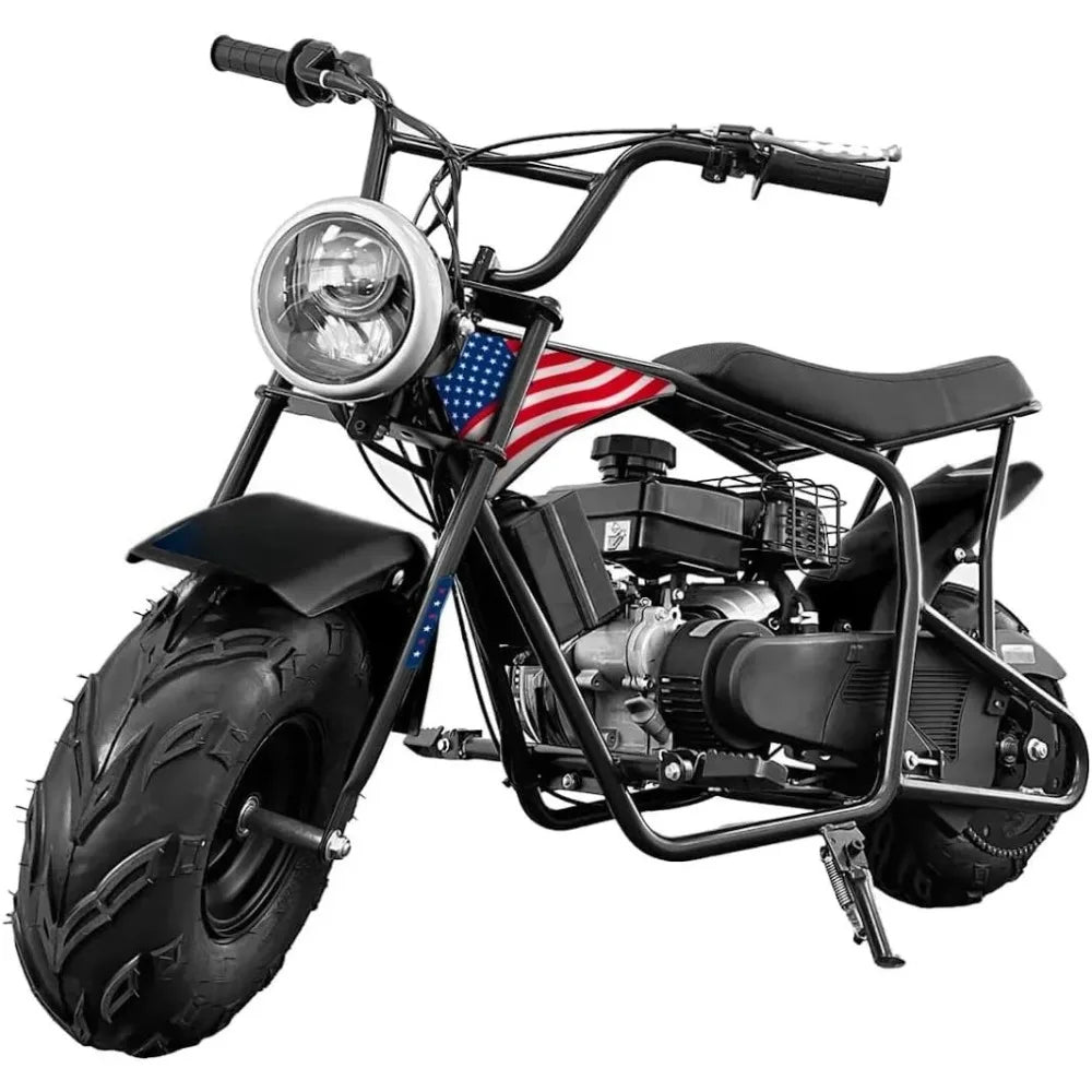 Mini Gas Pit Bike 3.5HP 99cc 4-Stroke Engine Mini Bike Gas Powered Off Road Trail Motorcycle for Adults & Kids Weight