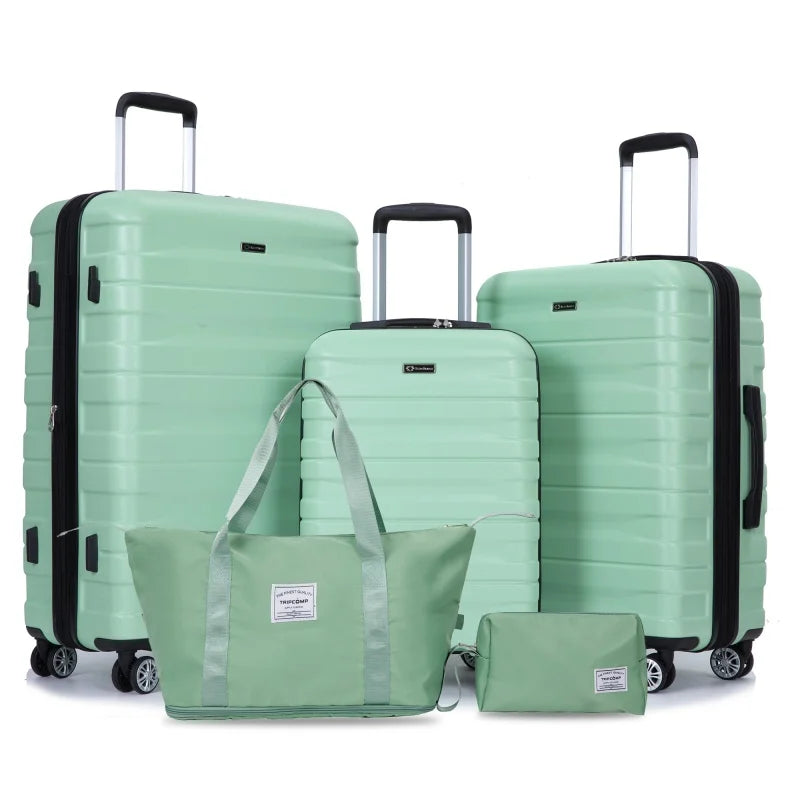 Luggage Sets 3 Piece Suitcases with Double Spinner Wheel,Suitcase Set ABS Hard Case Luggage with TSA Lock