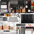 160-Piece Professional Leather Craft Tool Kit with Storage Bag for Stamping, Sewing, Carving, Cutting & Punching