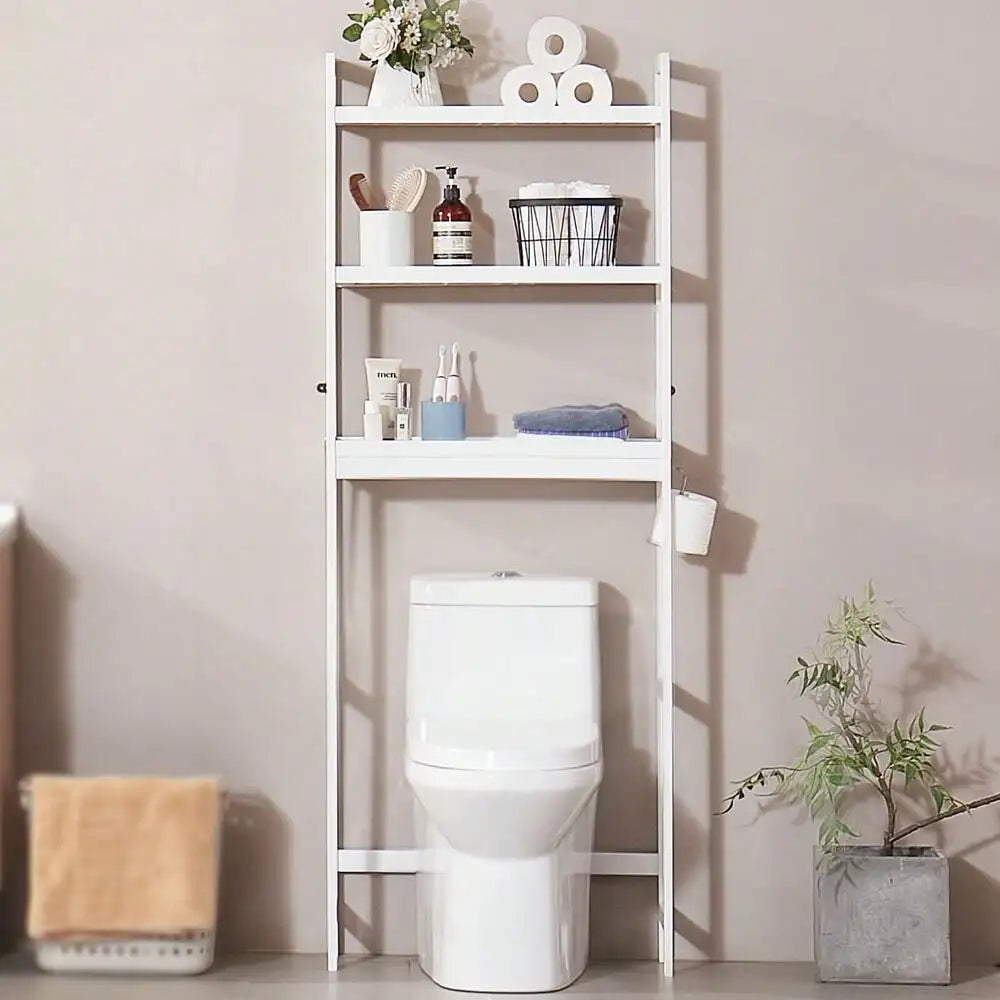 Over the Toilet Storage 3-Tier Bathroom Shelf Rack Space Saver Organizer