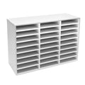 27 Compartment Pvc Document Storage Cabinet, Pvc Document Organizer, Desktop Paper Sorter for Home, School, And Office Use