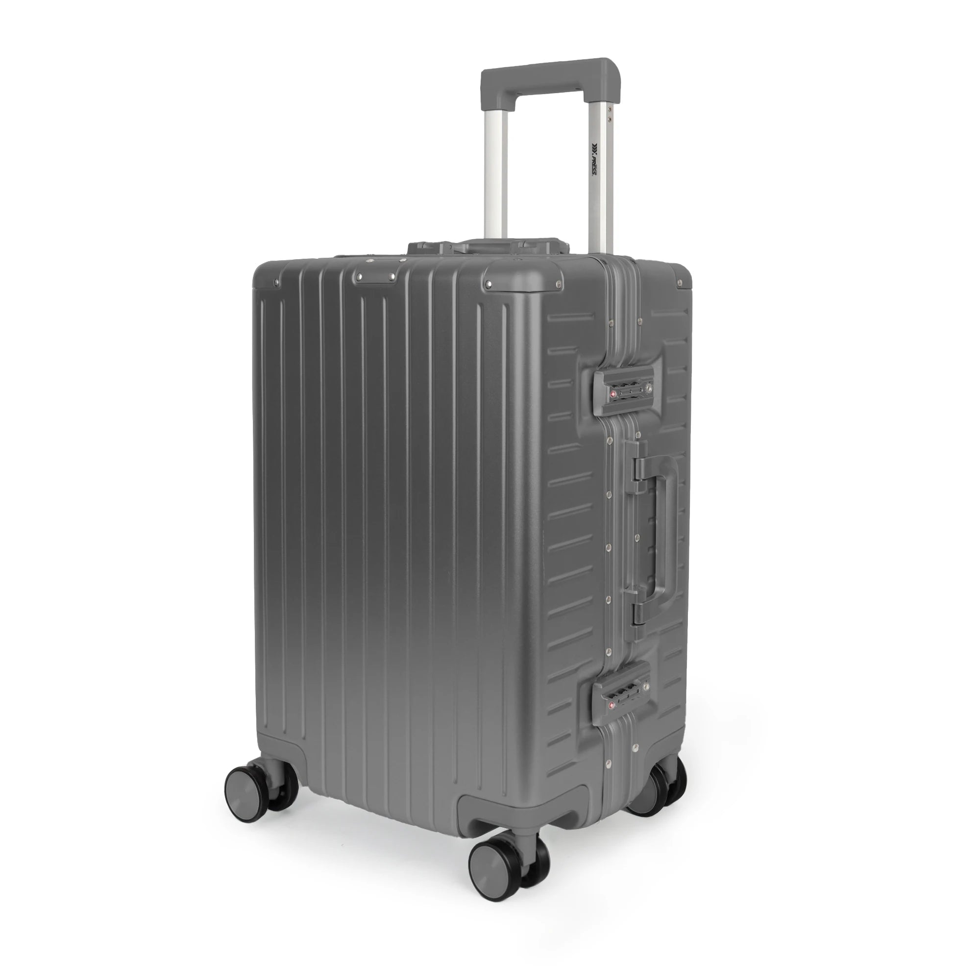 Trolley Aluminum Frame Luggage 20" Carry On Luggage & 28" Checked Luggage PC+ABS Suitcases Carry-On Cabin Suitcase with TSA Lock