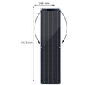 100W Flexible Solar Panel Monocrystalline Silicon 50W 100 Watt Solar Panels For Boat Car Motorhome Yacht 12v/24V Battery Charge