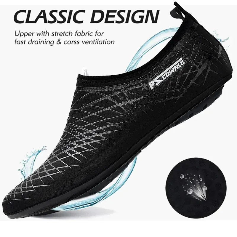 Wading Shoes Soft-soled Non-slip Swimming Shoes Women Men's Snorkeling Quick-drying Beach Shoes Diving Shoe Surfing Socks