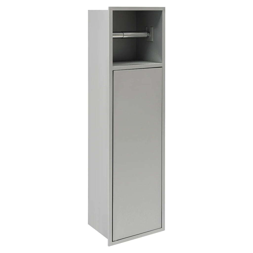 4 Layers Bathroom Niche Recessed Toilet Paper Niche Stainless Steel Bathroom Niche w/ Toilet Paper Holder