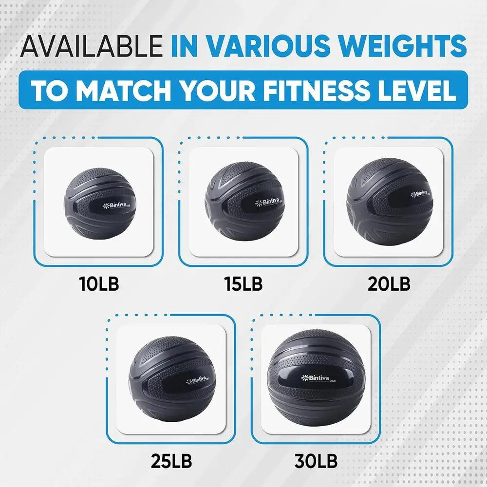 Exercise Weighted Deadball for Workout and Fitness Routines - Medicine Dead Weight Ball