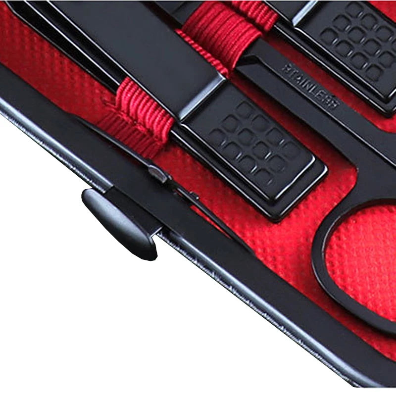 7Pcs/Kit Nail Clippers Set Multifunctional Tools Portable Travel Pedicure Kit Stainless Steel Professional Manicure Accessories