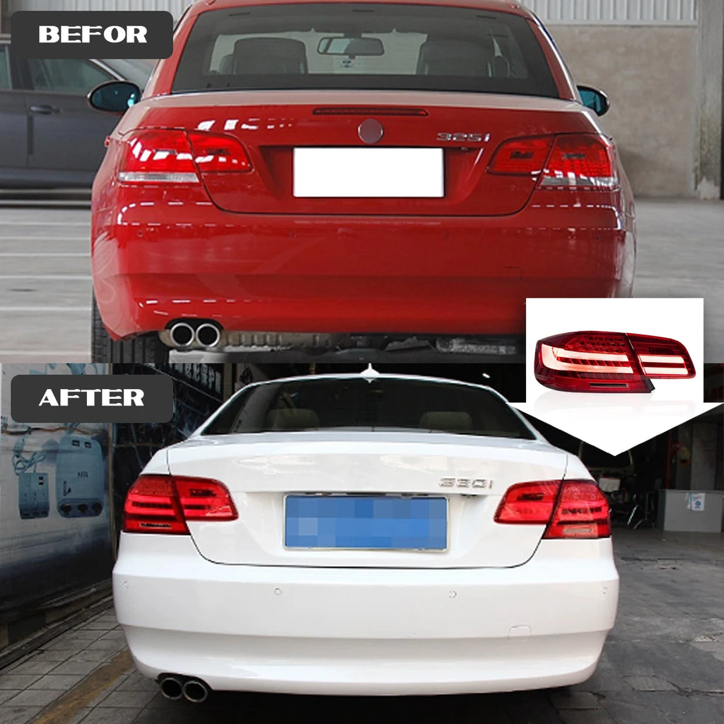 TYPY Car Accessories For 2006-2013 BMW M3 E92 Tail Light 330i 335i Car Lights LED  Rear Stop Lamp DRL Brake Signal Reversing