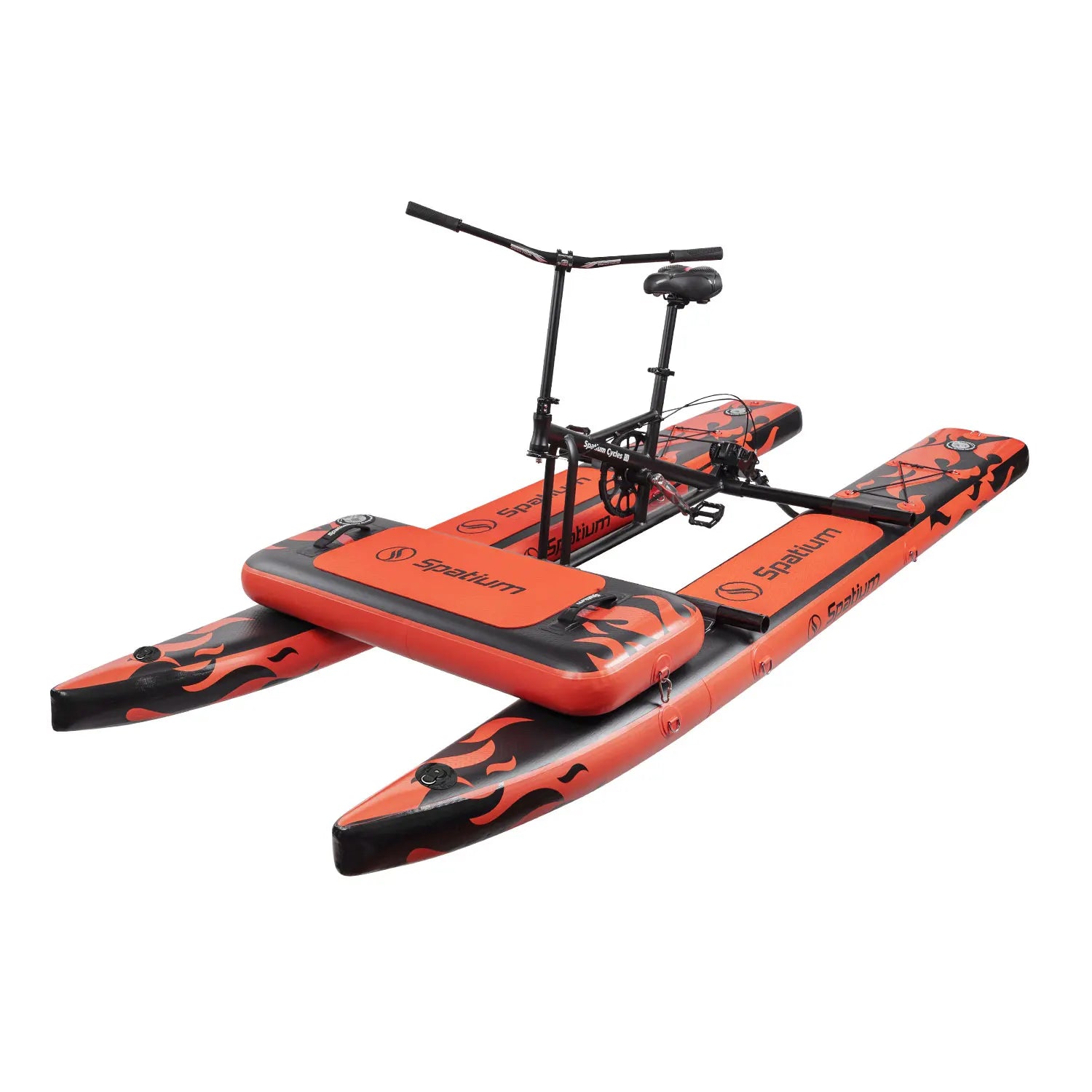 Spatium Sup Water Bike Inflatable Pedal Boat 2.0 Inflatable Pedal Kayak Water Bikes for Lake More Stable and Easy to Drive