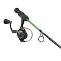 Spinning Reel and Fishing Rod Combo, 2-Piece IM6 Graphite Blank, Right or Left-Hand Retrieve, Crappie Thunder Green, 7'0"