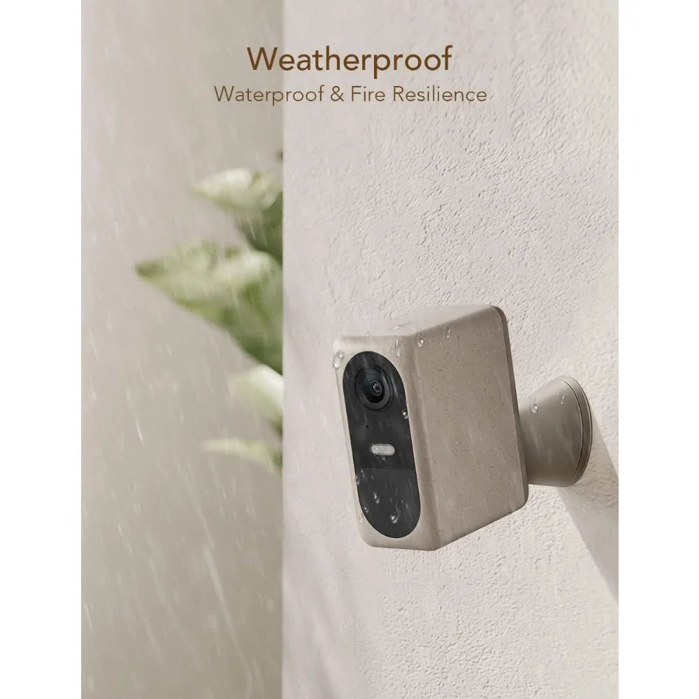 pro cam, 2k security cameras wireless outdoor, battery powered security camera for home security, 2.4/5ghz wifi surveillance ca
