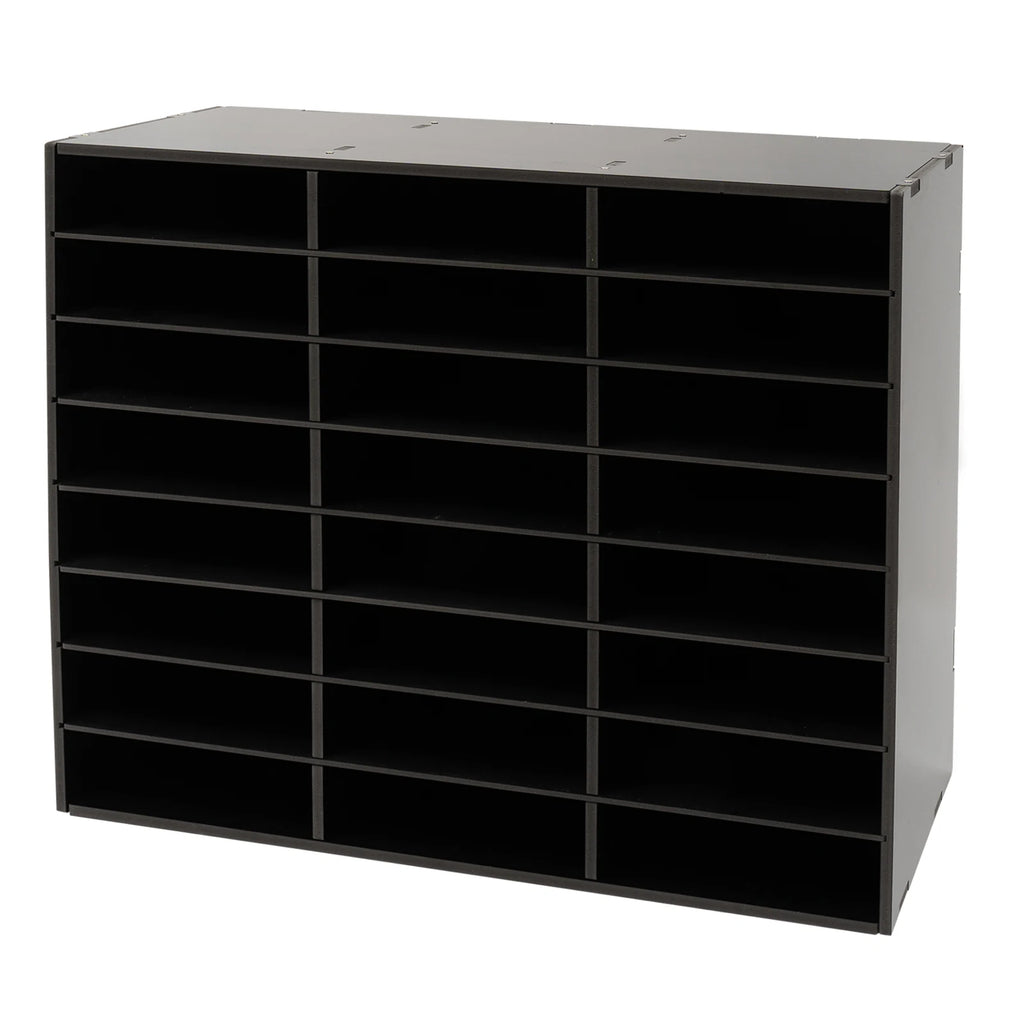 Desktop File Organizer with 24/36 Spacious Compartments, Sturdy PVC Frame, Easy Assembly, for Office Desk and Home Organization
