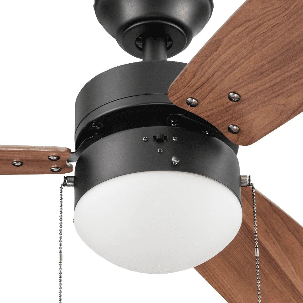 3 Pack 30 Inch Modern Bronze Ceiling Fan with Light Pull Chains Reversible Blades Indoor Quiet Performance Energy Saving