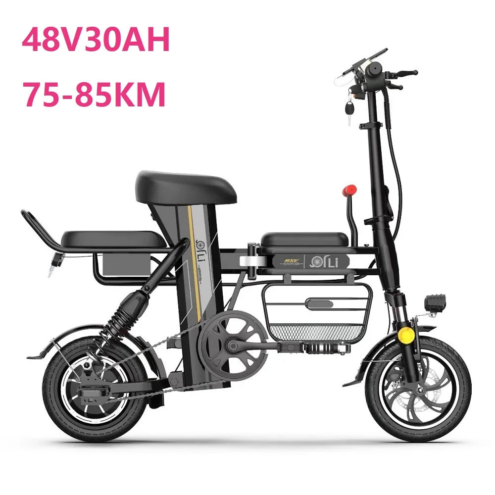 wholesale high speed electric bicycle two wheels mobility foldable adult electric bike scooters powerful with seat