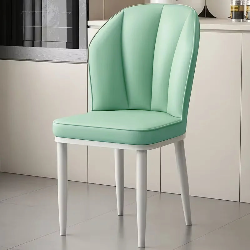Nordic Cream Dining Chair – Minimalist Designer Lounge Chair, Modern Living Room & Dining Room Furniture