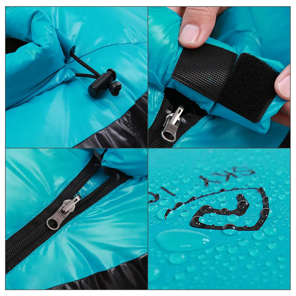 Goose Down Hiking Sleeping Bag Ultralight Thermal Sleeping Bag Waterproof for Backpacking Camping Hiking
