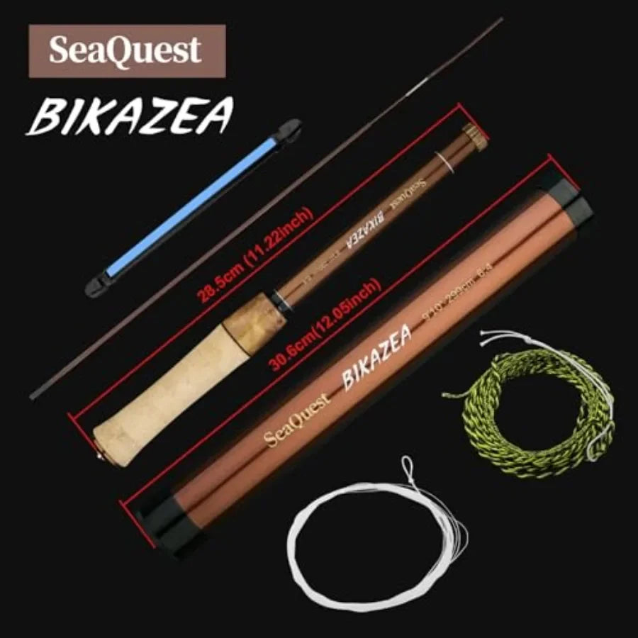 Lightweight Tenkara Fishing Rod for Mountain Streams and River Angling UltraResponsive Action Compact Design with Adjustable Le