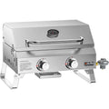 Tabletop Gas Grill 2 Burners, 20" Portable Propane Grill with oldable Legs or Outdoor Patio Backyard Camping Taiating RV Trip Be