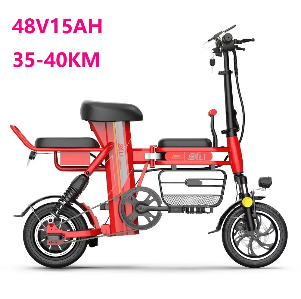 wholesale high speed electric bicycle two wheels mobility foldable adult electric bike scooters powerful with seat