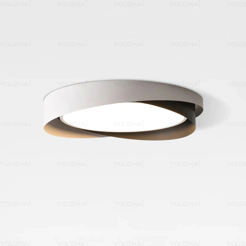 Italian minimalist bedroom light ceiling light study modern minimalist creative circular light fixture master bedroom light