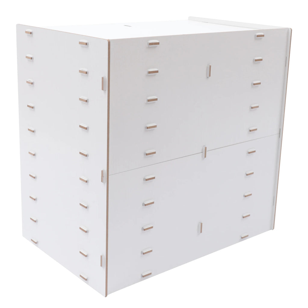 Wooden Desk Organiser 18 Compartments Document Tray Multifunctional Filing Shelf For A4 Magazines Papers Large File Storage