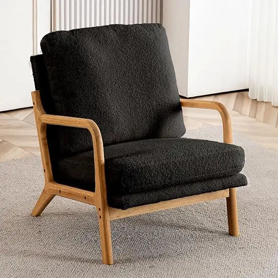 Mid Century Modern Accent Chairs for Living Room, 23” Wide Comfy Chair for Bedroom, Small Cozy Corduroy Reading Chairs for Adult
