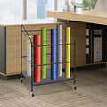 Three Layer 20 Slot Metal Drawing/Document Storage Rack for office school to store office supplies, folders, personal items