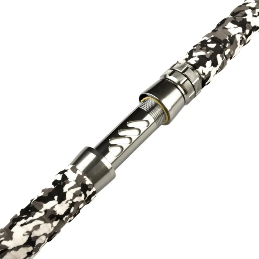 Catfish Fishing Rods 7'6 OnePiece Glow with Black Light for Nighttime Catfishing Casting Rod Medium Heavy Power
