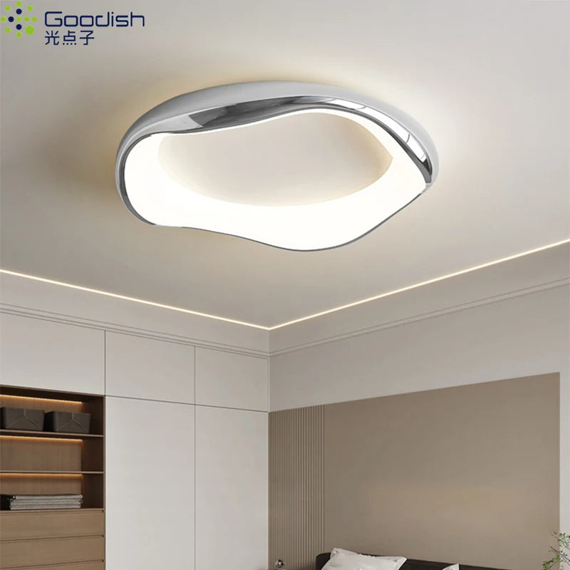 Modern Nordic Led Ceiling Lights Minimalist Lamps for Kitchen Living Dining Study Children's Bed Room Home Decoration Chandelier